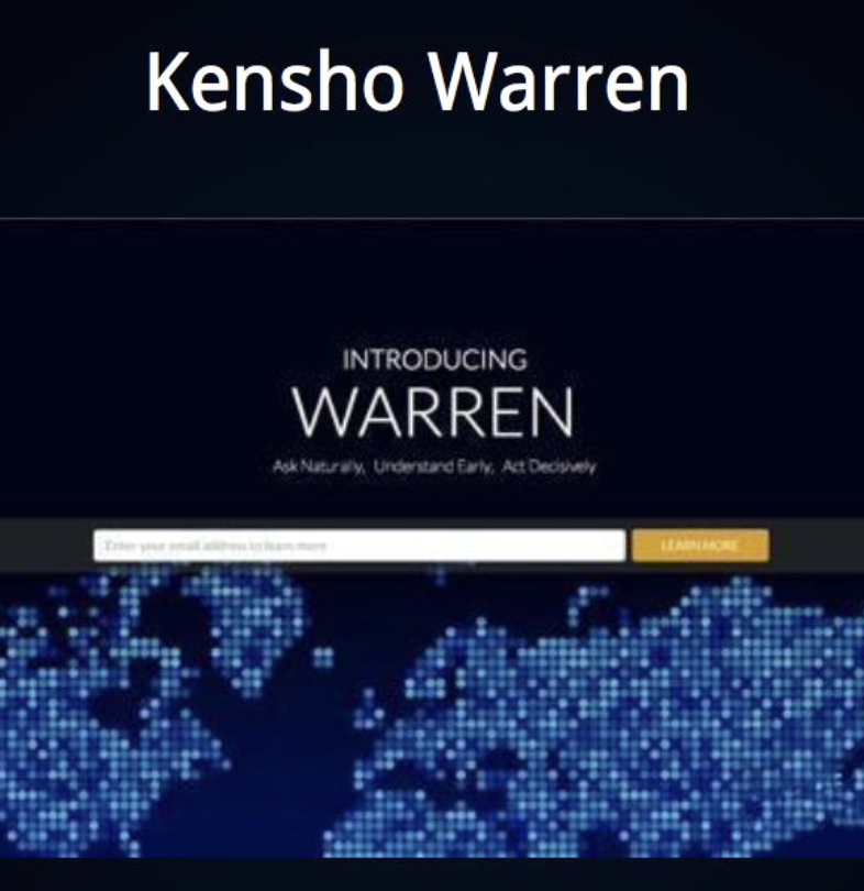 Kensho Warren网站截图，图来自根目录img_ass